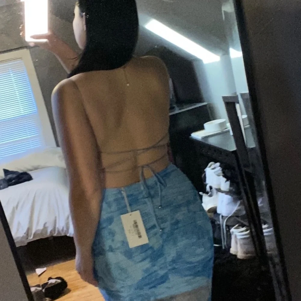 Hello Molly Chilled Splash Maxi Dress Blue - Picture 3 of 3